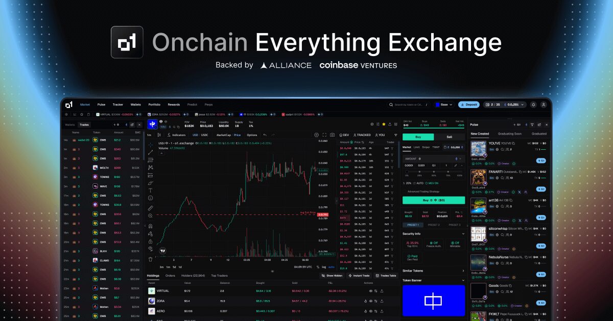 O1 EXCHANGE logo